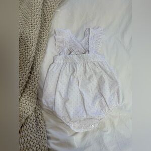 Preloved girl bubble romper size 4T